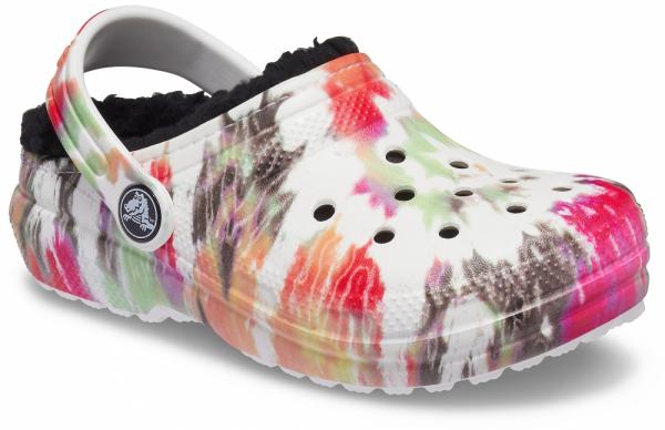 Kids Classic Lined Tie-Dye Graphic Clog