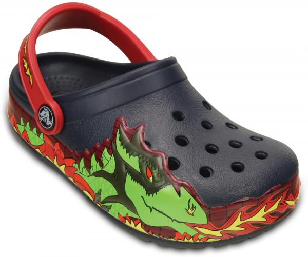 Kids’ CrocsLights Fire Dragon Clog