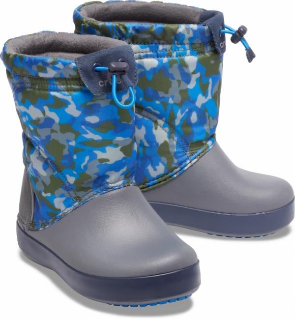 Kids’ Crocband™ LodgePoint Graphic Winter Boot
