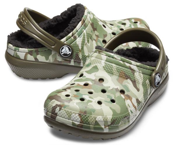 Kids Classic Fuzz-Lined Graphic Clog