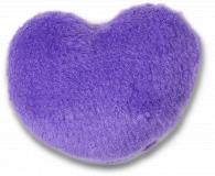 Purple Fuzzy Heart