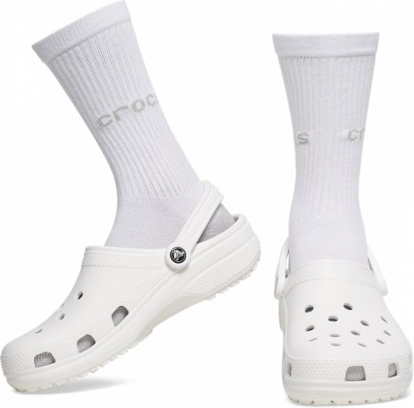 Crocs Socks Adult Crew Solid 3 Pack