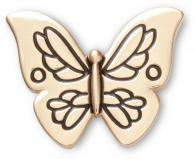 Gold Outline Butterfly