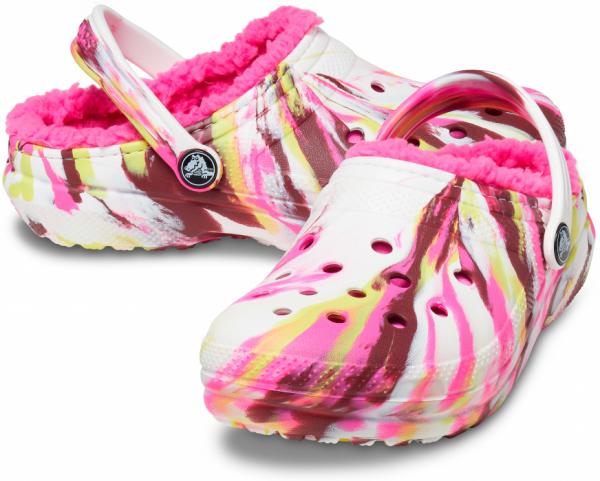 Kids Classic Lined Marbled Clog