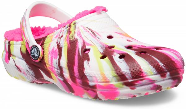 Kids Classic Lined Marbled Clog