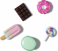 Mini 3D Sweet Treats 5 Pack