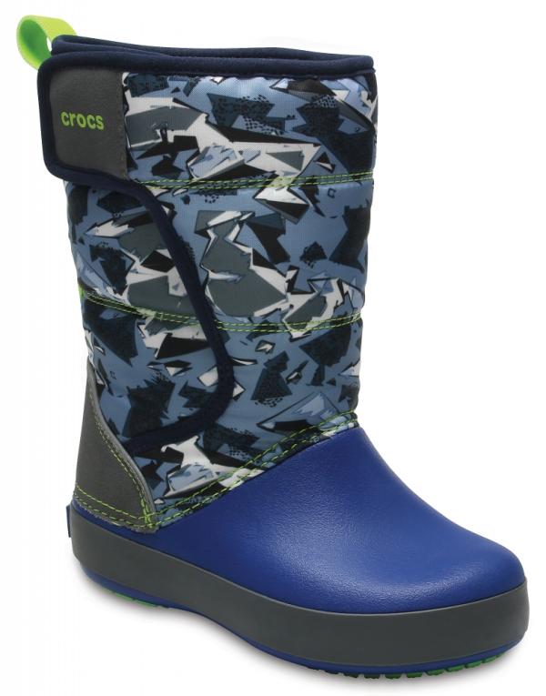 Kids Lodge Point Graphic Snow Boot
