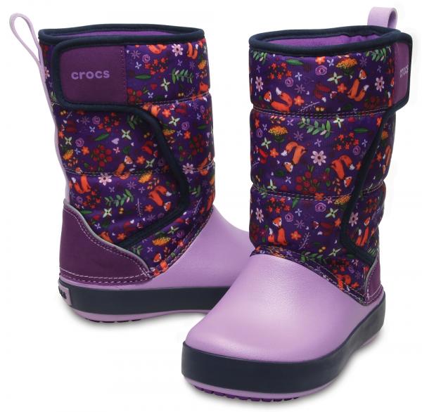 Kids Lodge Point Graphic Snow Boot
