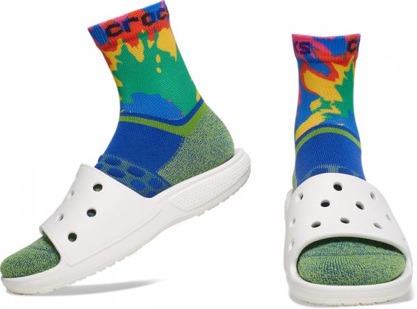 Crocs Socks Adult Quarter Graphic 3 Pack